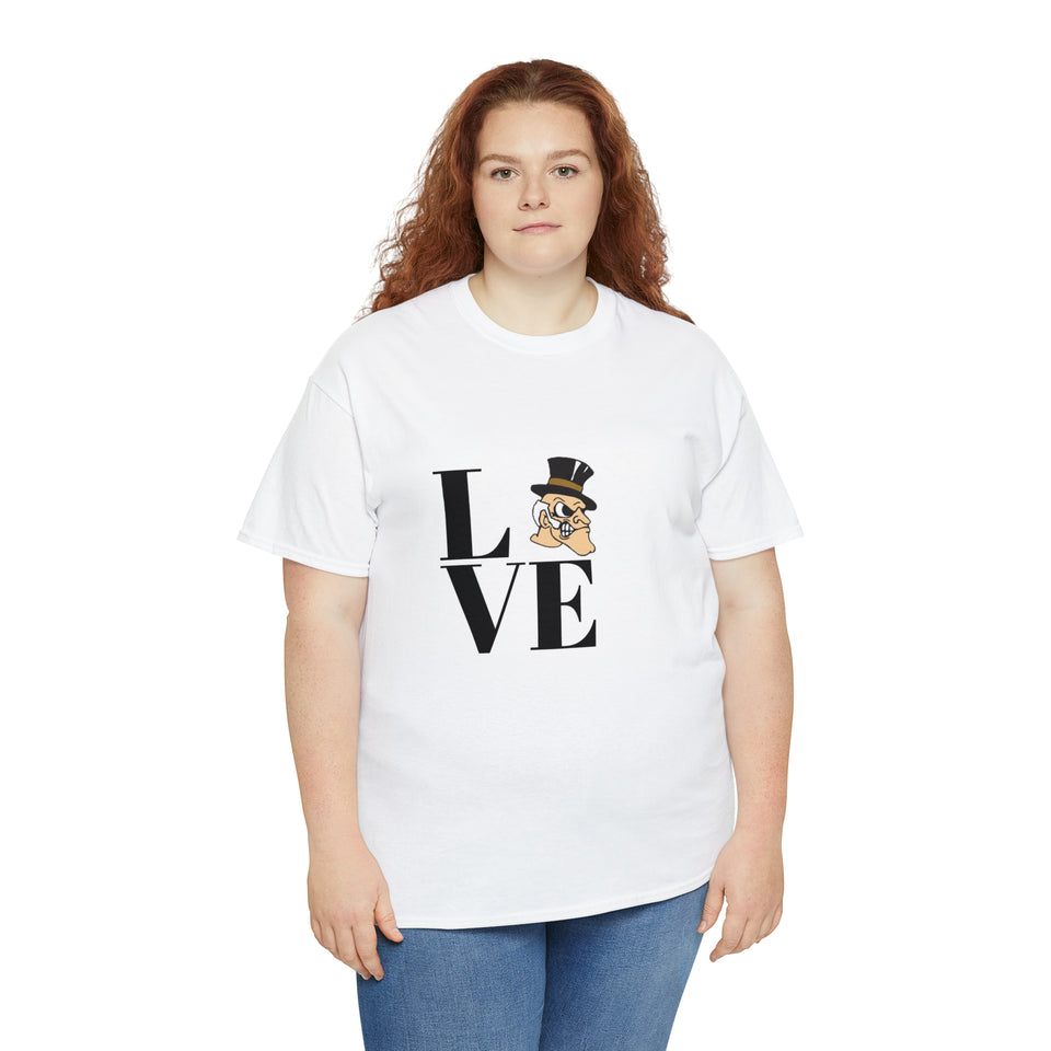 LOVE Wake Forest Unisex Heavy Cotton Tee