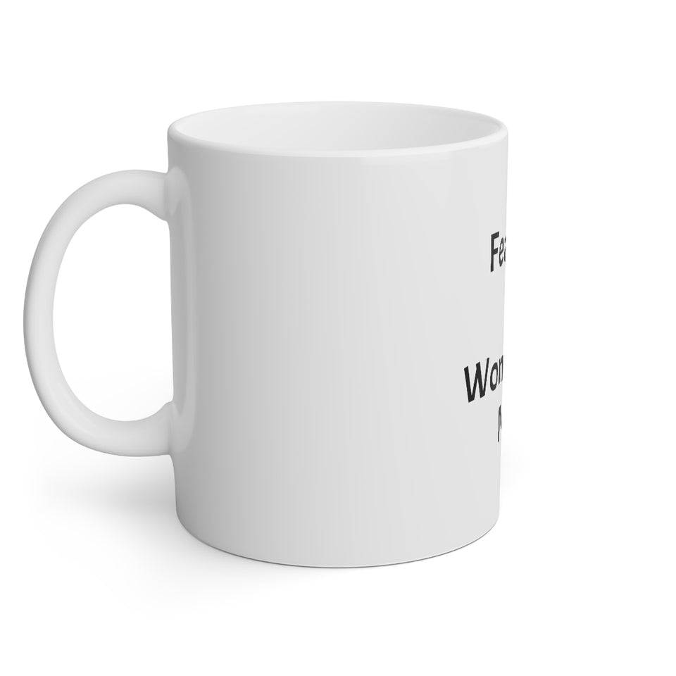 Fearfully & Wonderfully Made White Mug, 11oz