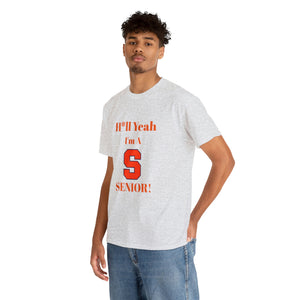 H*ll Yeah! Syracuse University Senior Unisex Heavy Cotton Tee