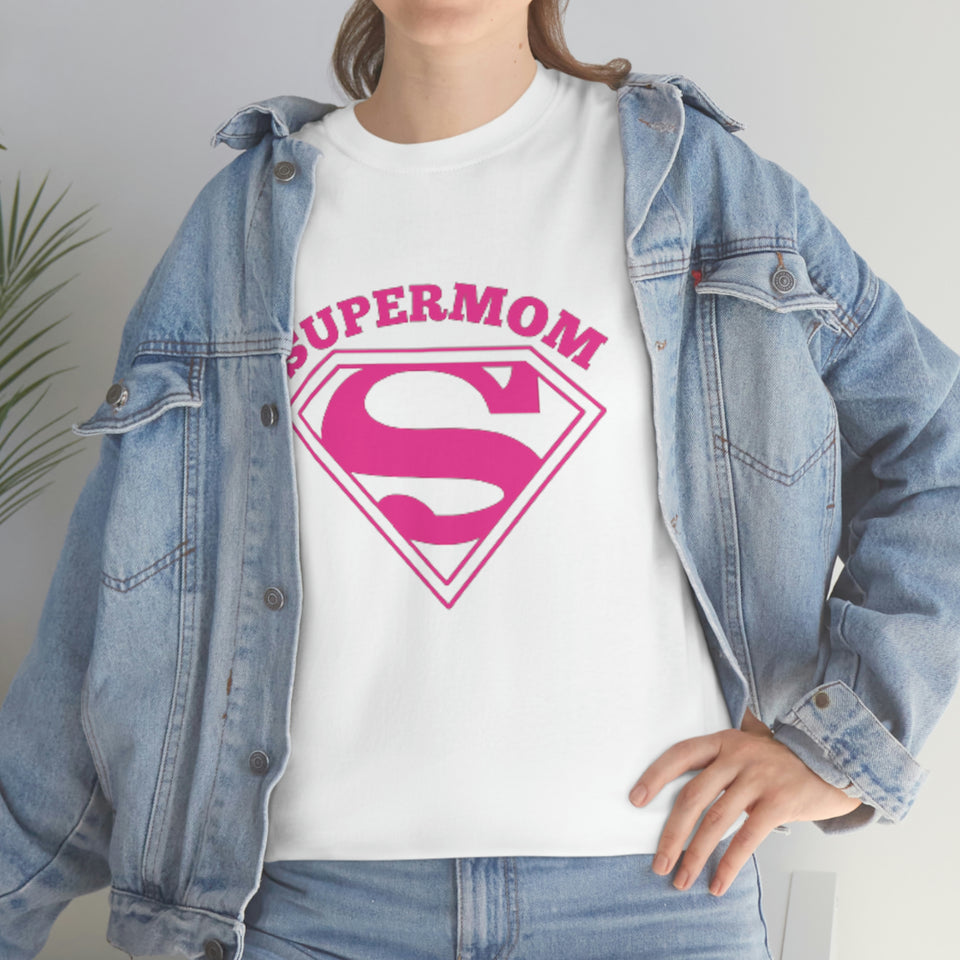 Super Mom Unisex Heavy Cotton Tee