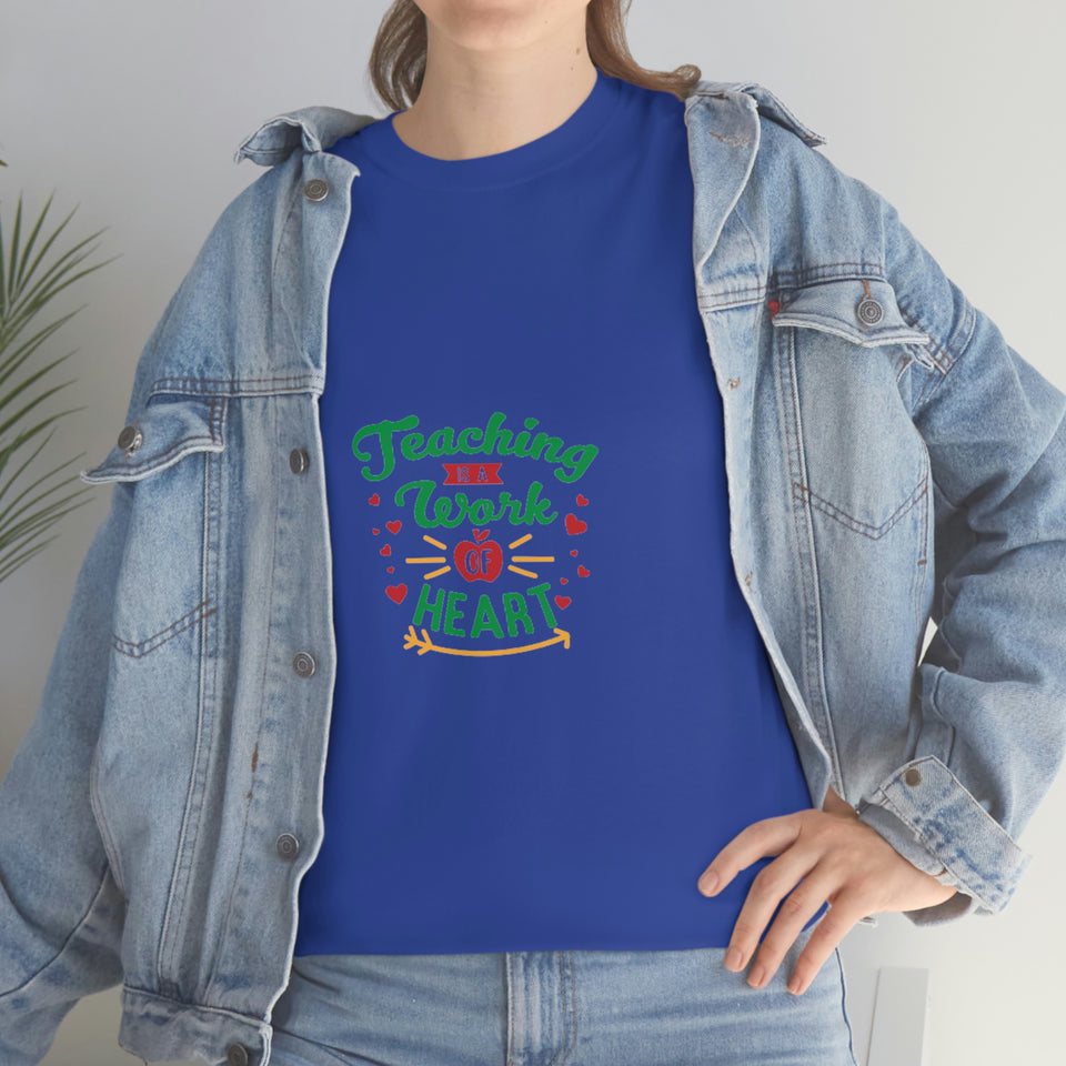 Work of Heart Cotton Tee