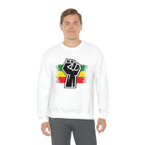 Black Fist Unisex Heavy Blend™ Crewneck Sweatshirt