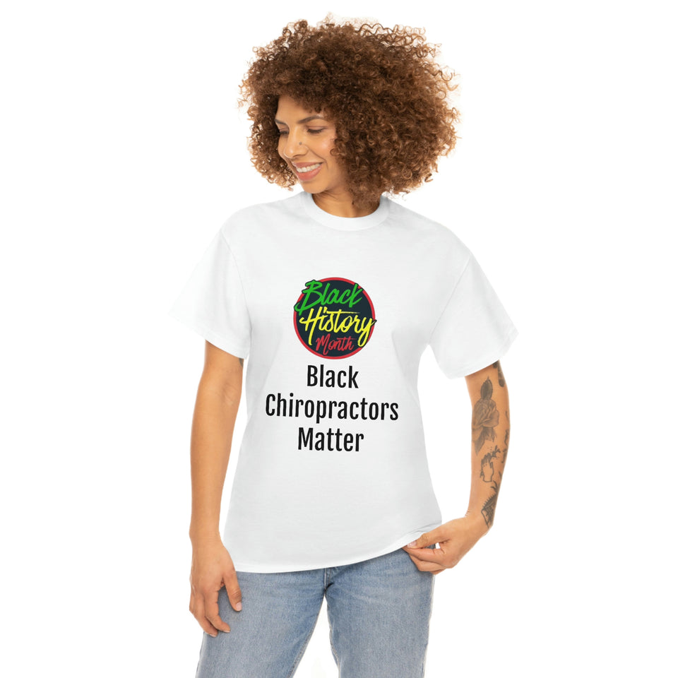 Black Chiropractors Matter Cotton Tee