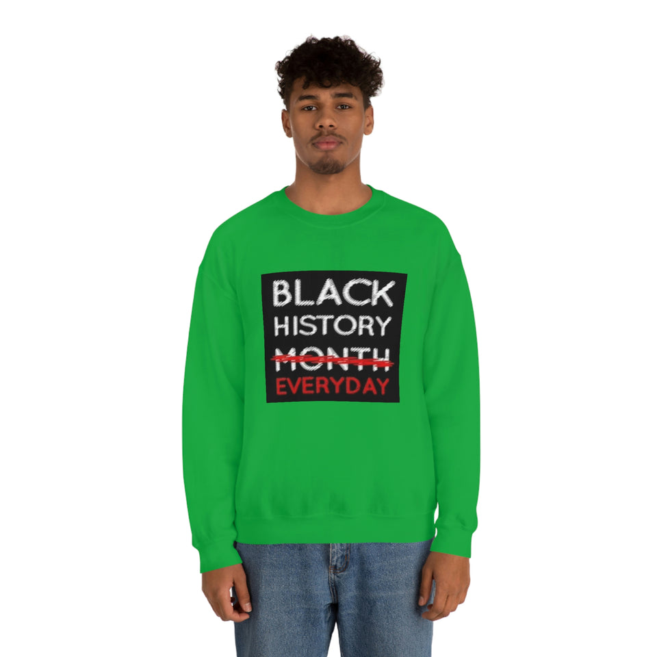 Black History Everyday Unisex Heavy Blend™ Crewneck Sweatshirt