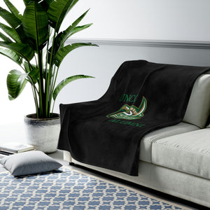 UNCC ALUMNI Velveteen Plush Blanket