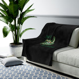 UNCC ALUMNI Velveteen Plush Blanket