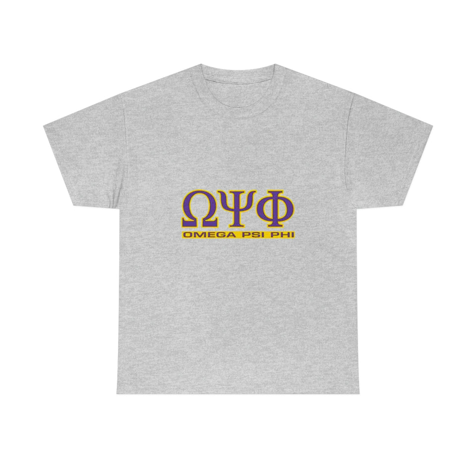 Omega Psi Phi Unisex Heavy Cotton Tee