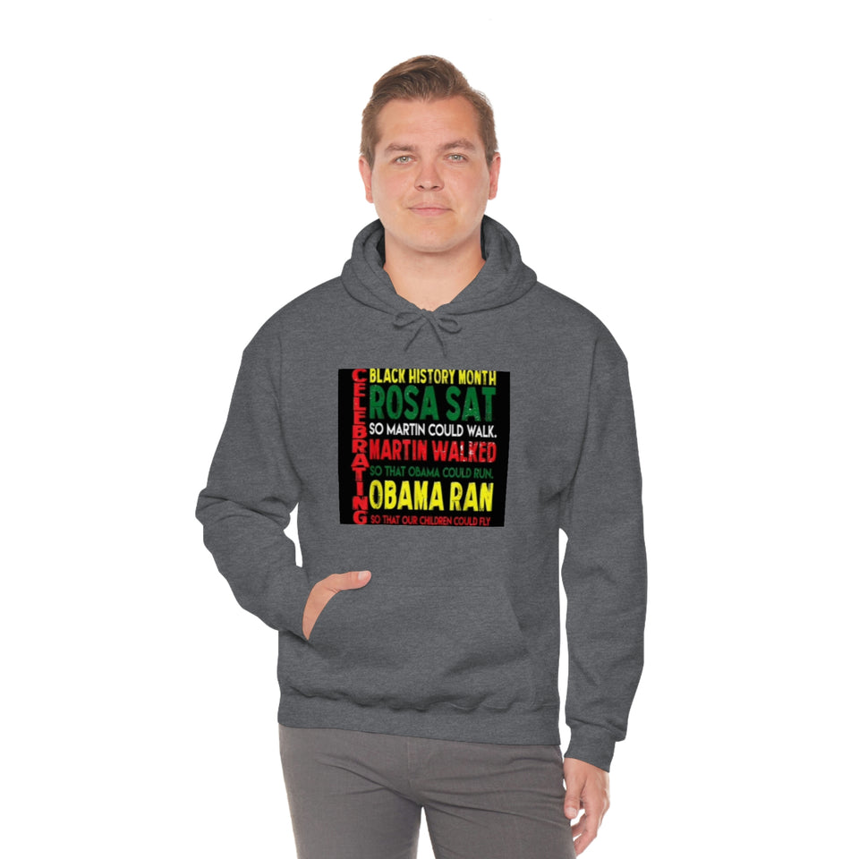 Celebrating Black History Month Unisex Heavy Blend™ Hooded Sweatshirt