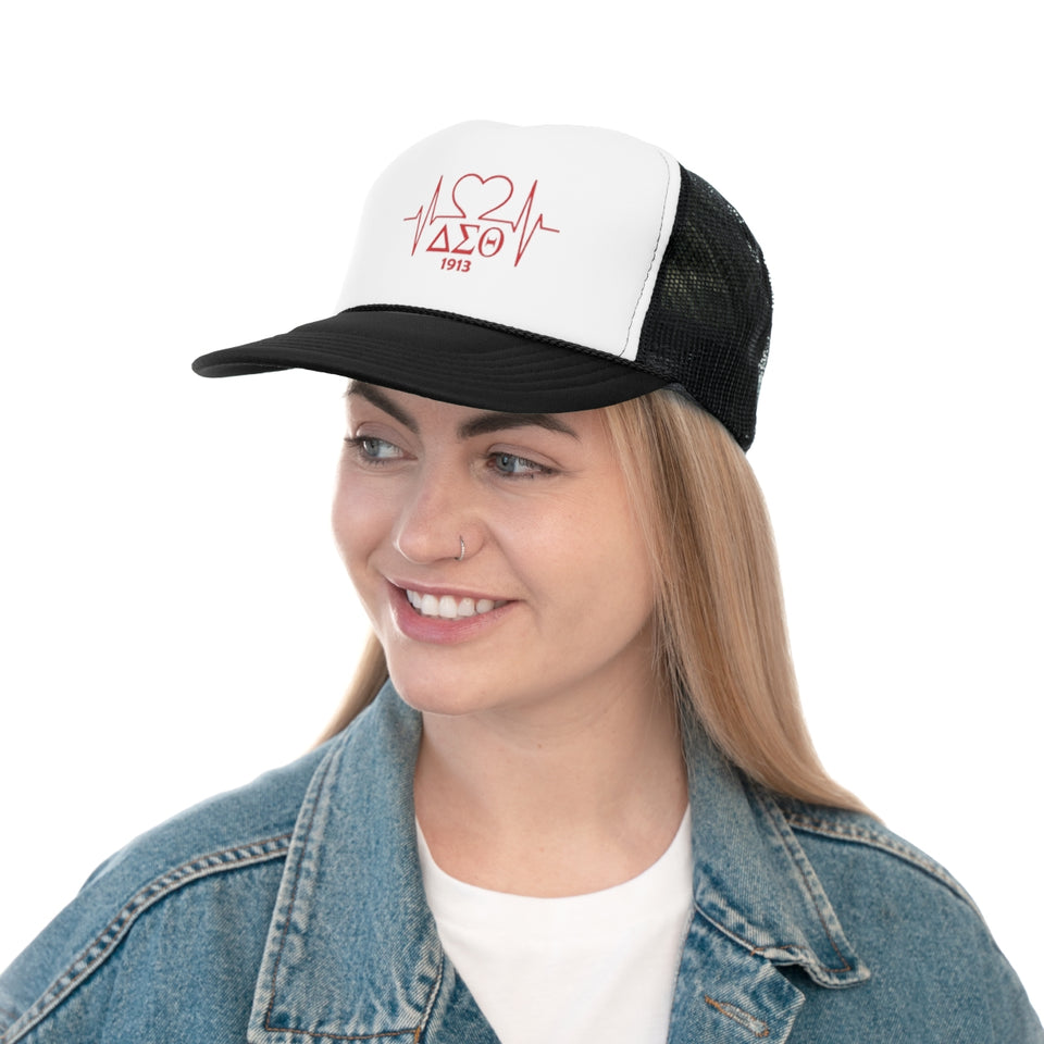 Delta Heartbeat Trucker Caps