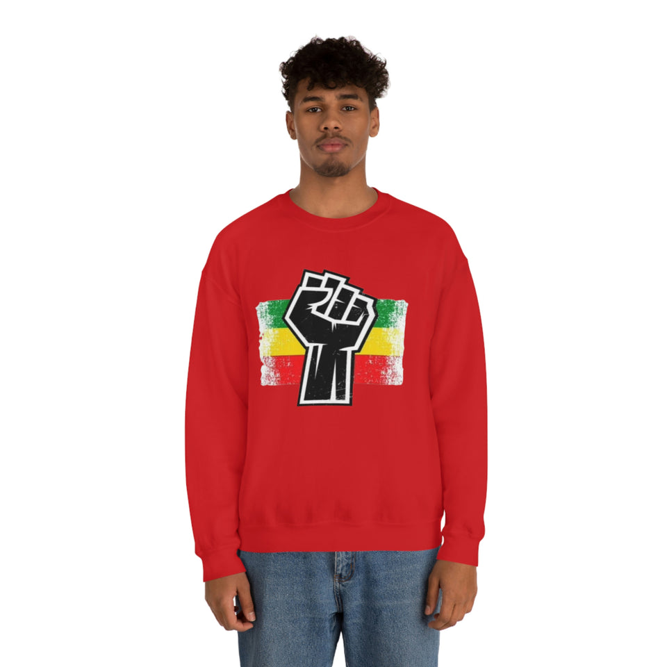 Black Fist Unisex Heavy Blend™ Crewneck Sweatshirt