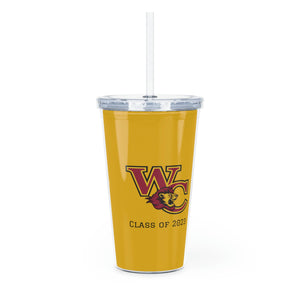 West Charlotte HS Class of 2023 Plastic Tumbler with Straw