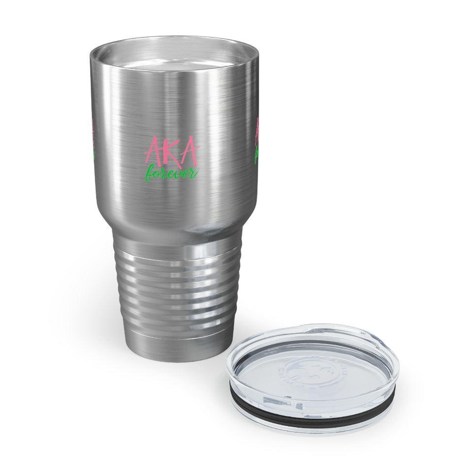 AKA Forever Ringneck Tumbler, 30oz (Small Lettering)