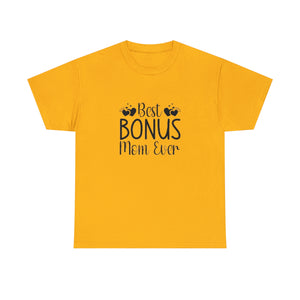 Best Bonus Mom Ever Unisex Heavy Cotton Tee