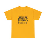 Best Bonus Mom Ever Unisex Heavy Cotton Tee