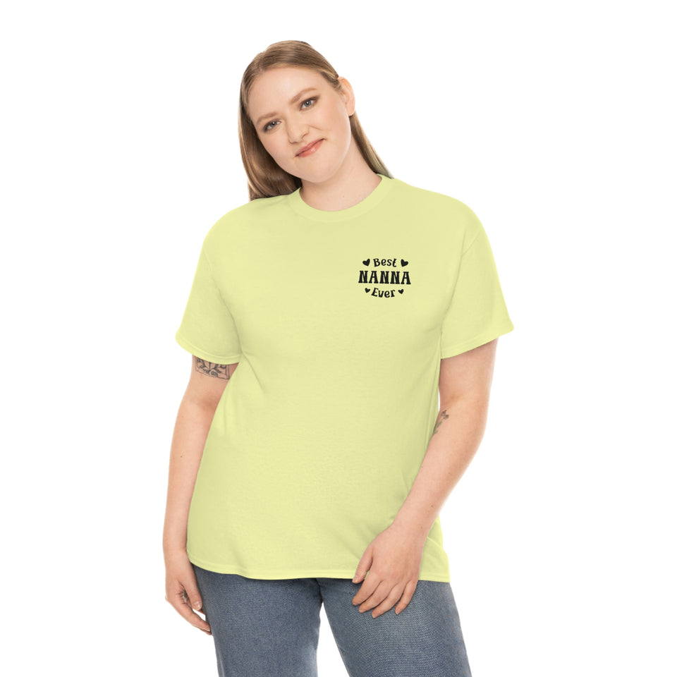 Best Nanna Ever Unisex Heavy Cotton Tee