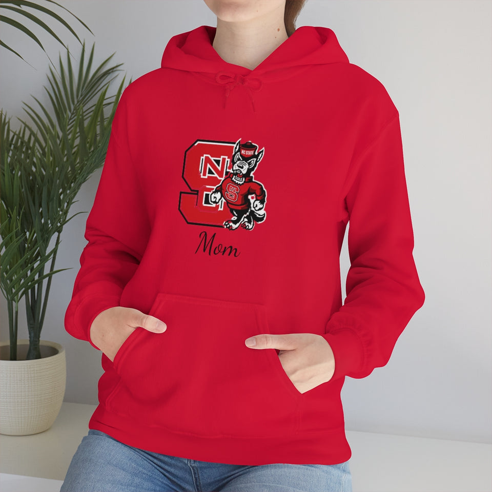 NC State Mom Unisex Heavy Blend™ Hooded Sweatshirt