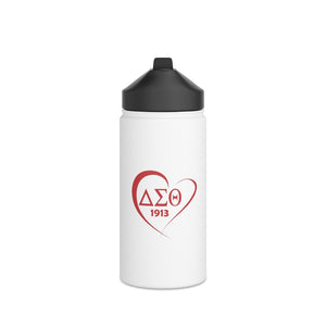 Delta Sigma Theta Stainless Steel Water Bottle, Standard Lid