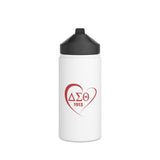 Delta Sigma Theta Stainless Steel Water Bottle, Standard Lid