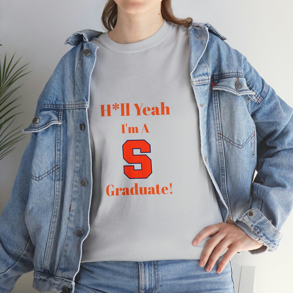 H*ll Yeah! Syracuse University Unisex Heavy Cotton Tee