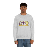 Omega Psi Phi Unisex Heavy Blend™ Crewneck Sweatshirt