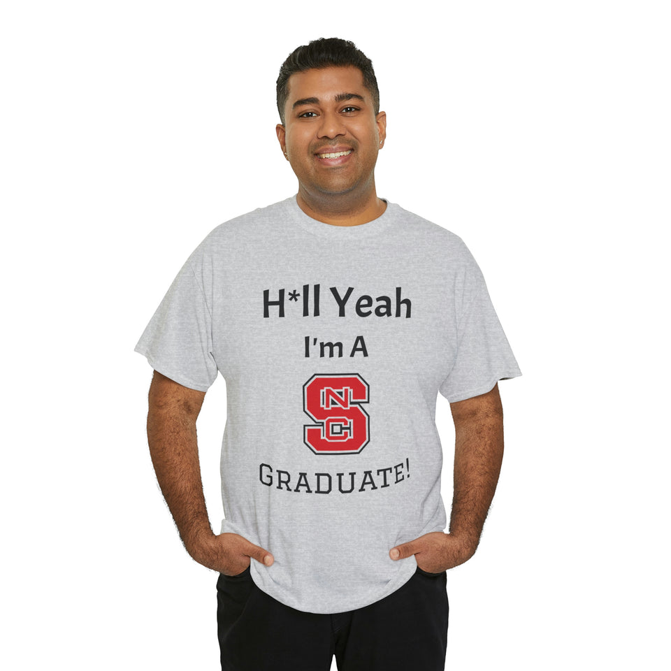 H*ll Yeah! NCSU Grad Unisex Heavy Cotton Tee