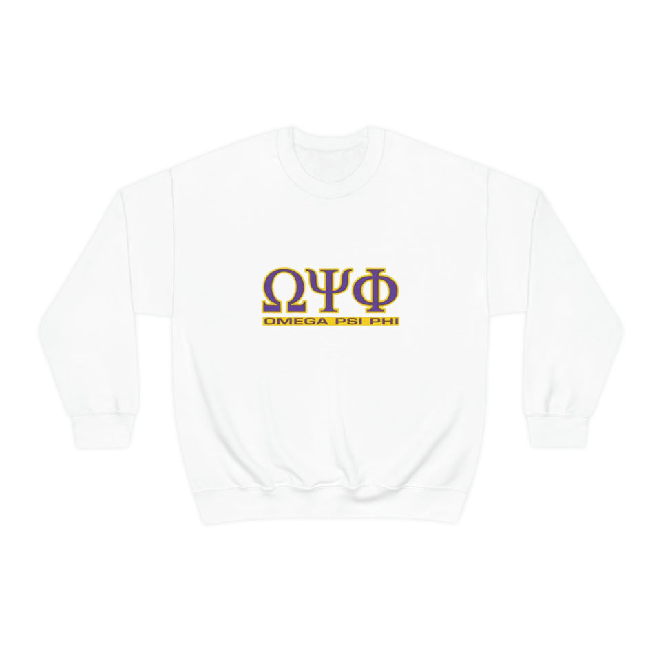 Omega Psi Phi Unisex Heavy Blend™ Crewneck Sweatshirt