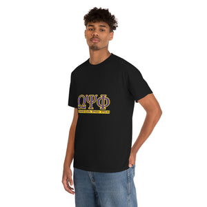 Omega Psi Phi Unisex Heavy Cotton Tee