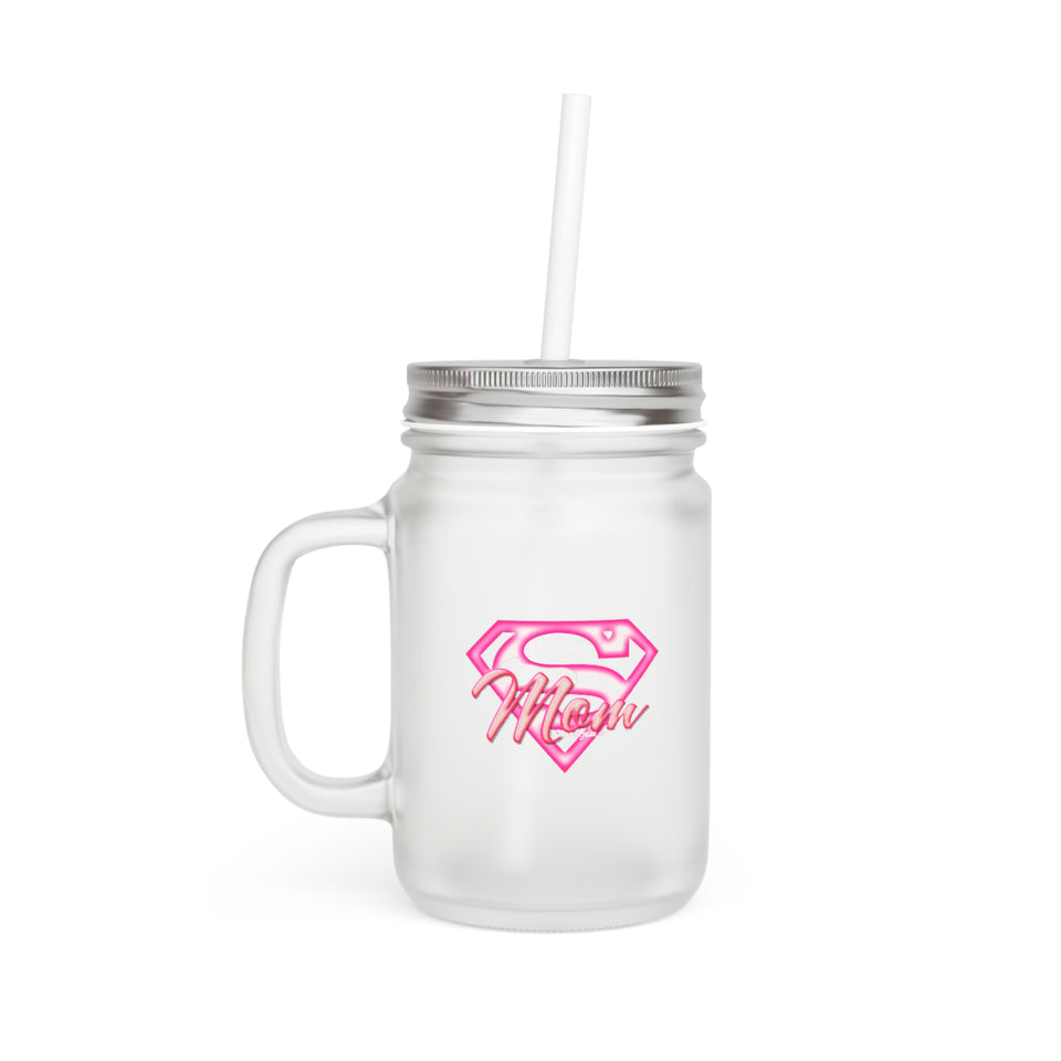 Today's Single Mom Superwoman Mason Jar