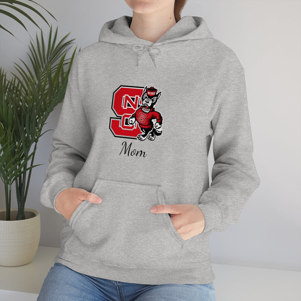 NC State Mom Unisex Heavy Blend™ Hooded Sweatshirt