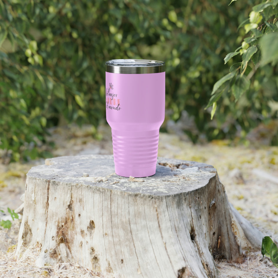 World's Best Mom Ringneck Tumbler, 30oz