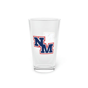 North Meck High School Pint Glass, 16oz