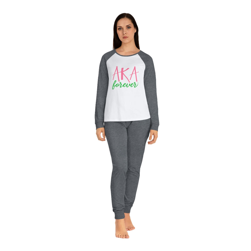 AKA Forever Women's Full Length Pajama Set