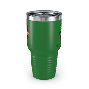 Black Electricians Matter Ringneck Tumbler, 30oz