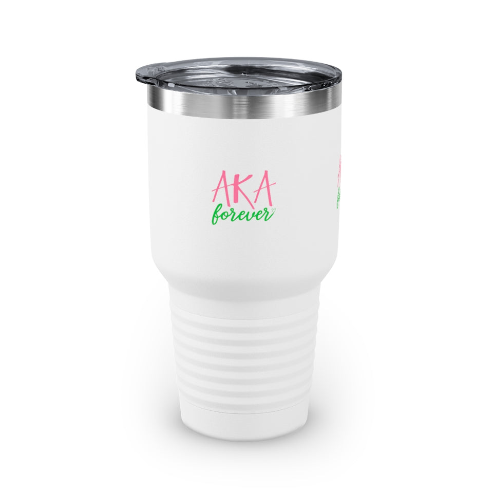 AKA Forever Ringneck Tumbler, 30oz (Small Lettering)