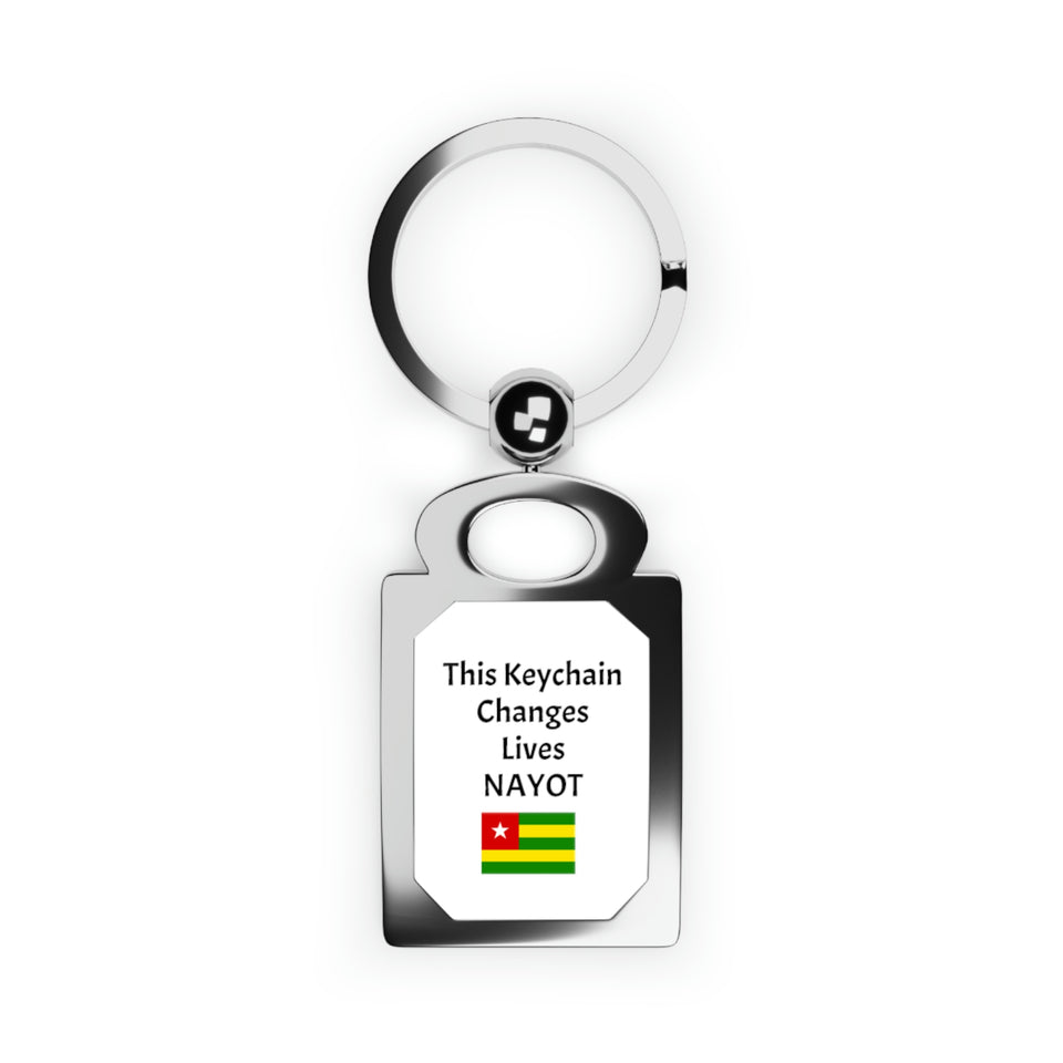 NAYOT Rectangle Photo Keyring