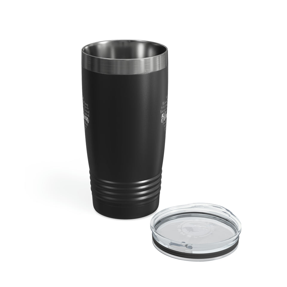 Black Queen Ringneck Tumbler, 20oz