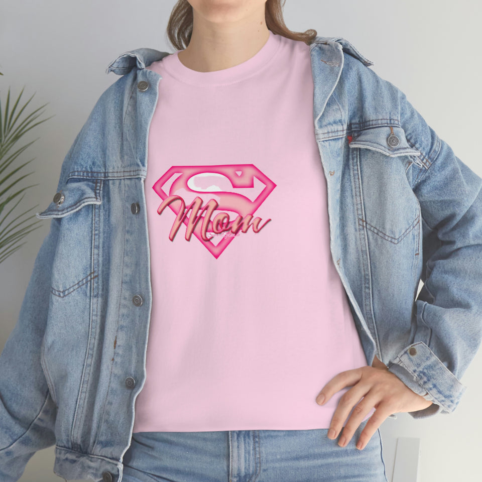 Today's Single Mom Superwoman Unisex Heavy Cotton Tee