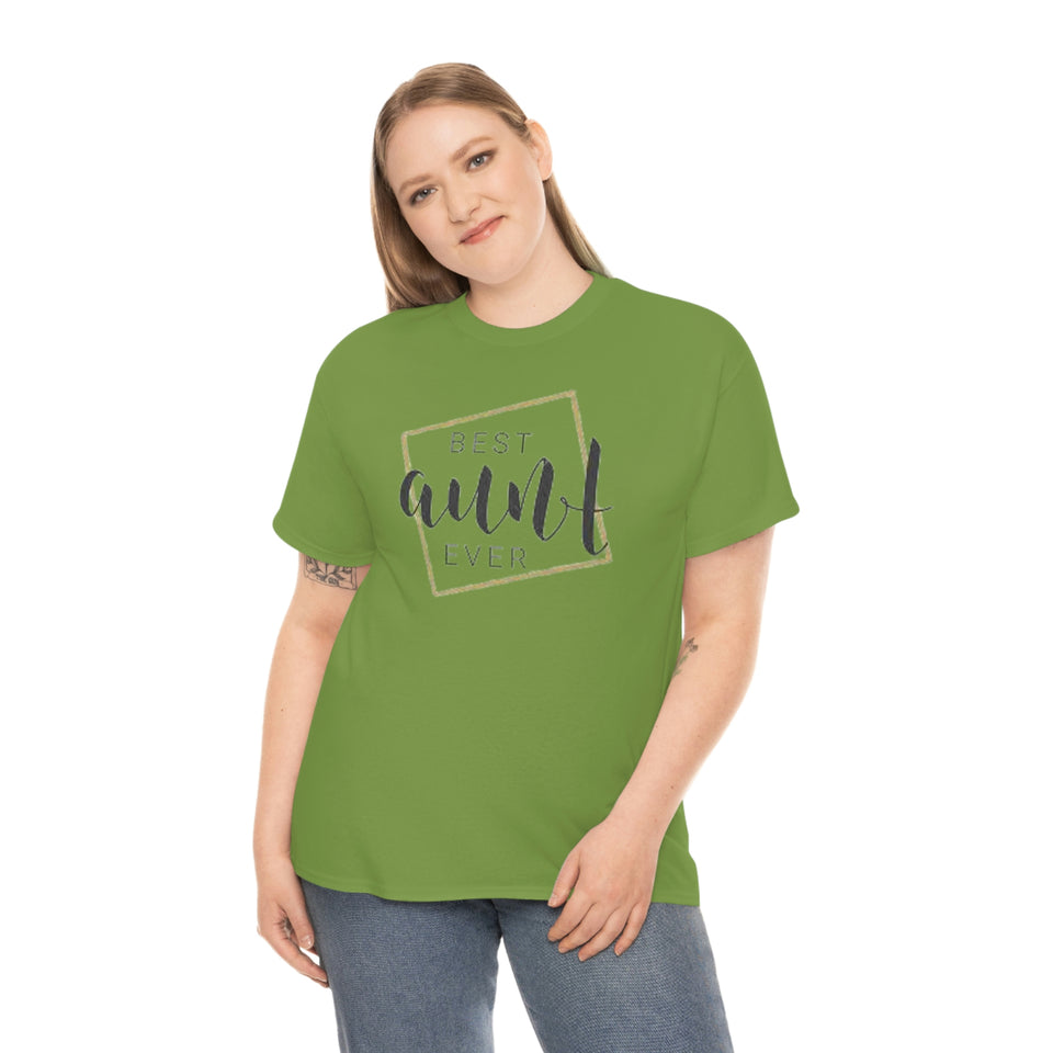 Best Aunt Ever Unisex Heavy Cotton Tee