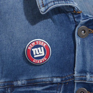 New York Giants Custom Pin Buttons