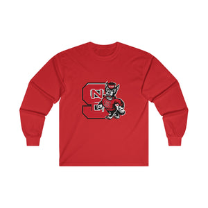 NC State Ultra Cotton Long Sleeve Tee