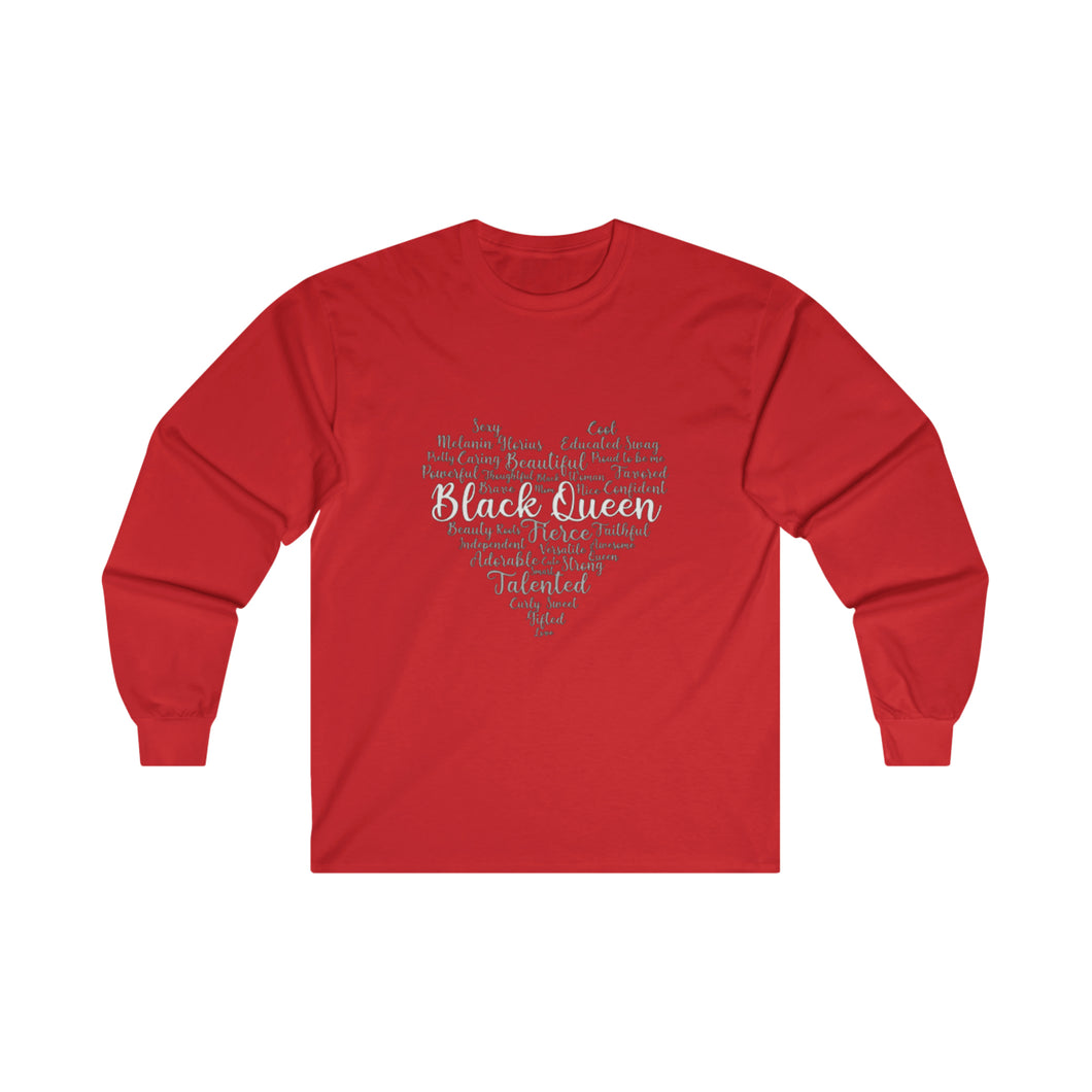 Black Queen Long Sleeve Tee