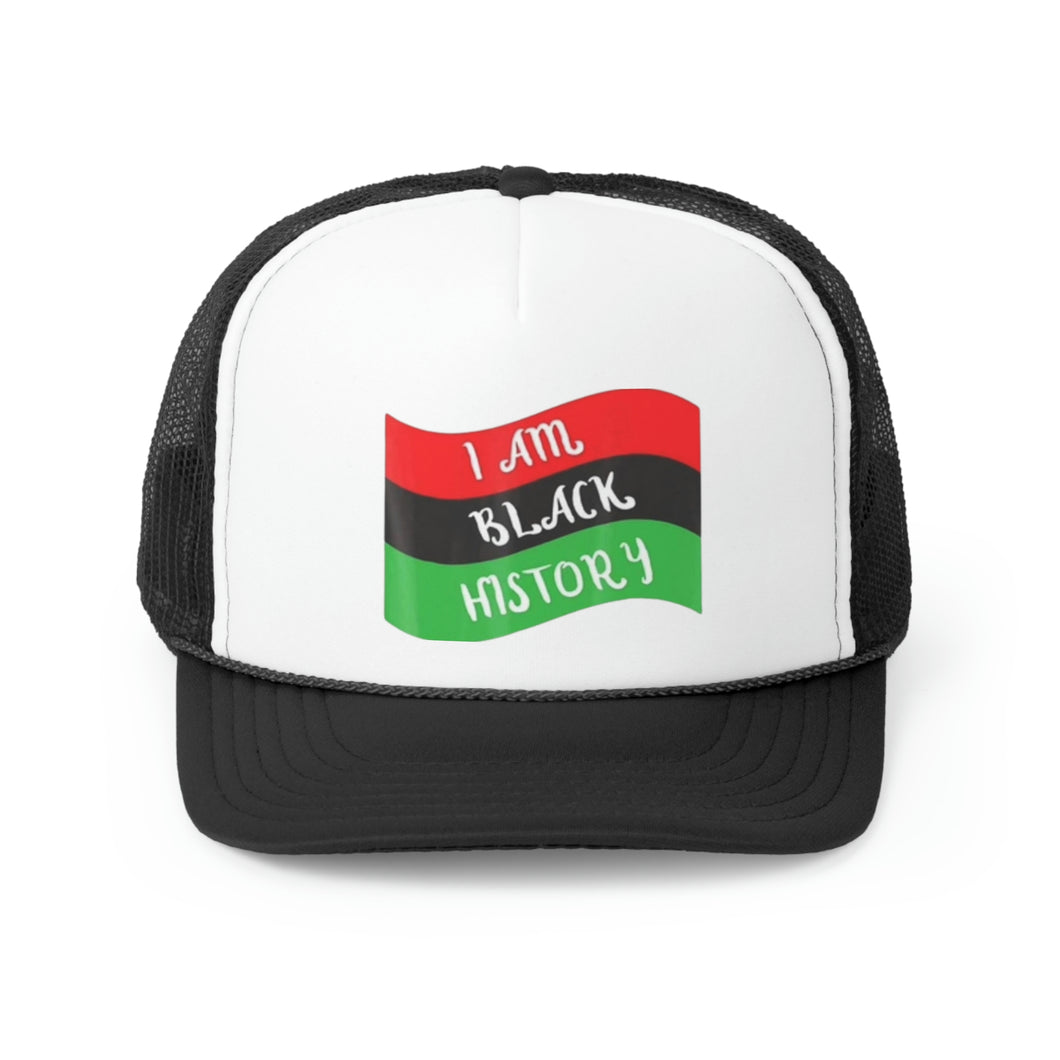 I Am Black History Trucker Caps