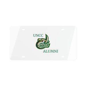 UNCC ALUMNI License Plate