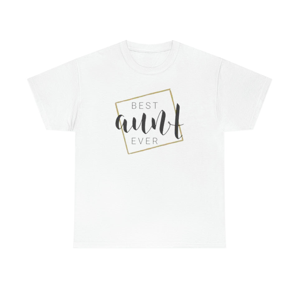 Best Aunt Ever Unisex Heavy Cotton Tee