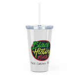 Black Coaches Matter Plastic Tumbler with Straw