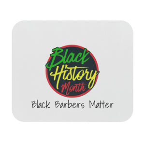 Black Barbers Matter Mouse Pad (Rectangle)