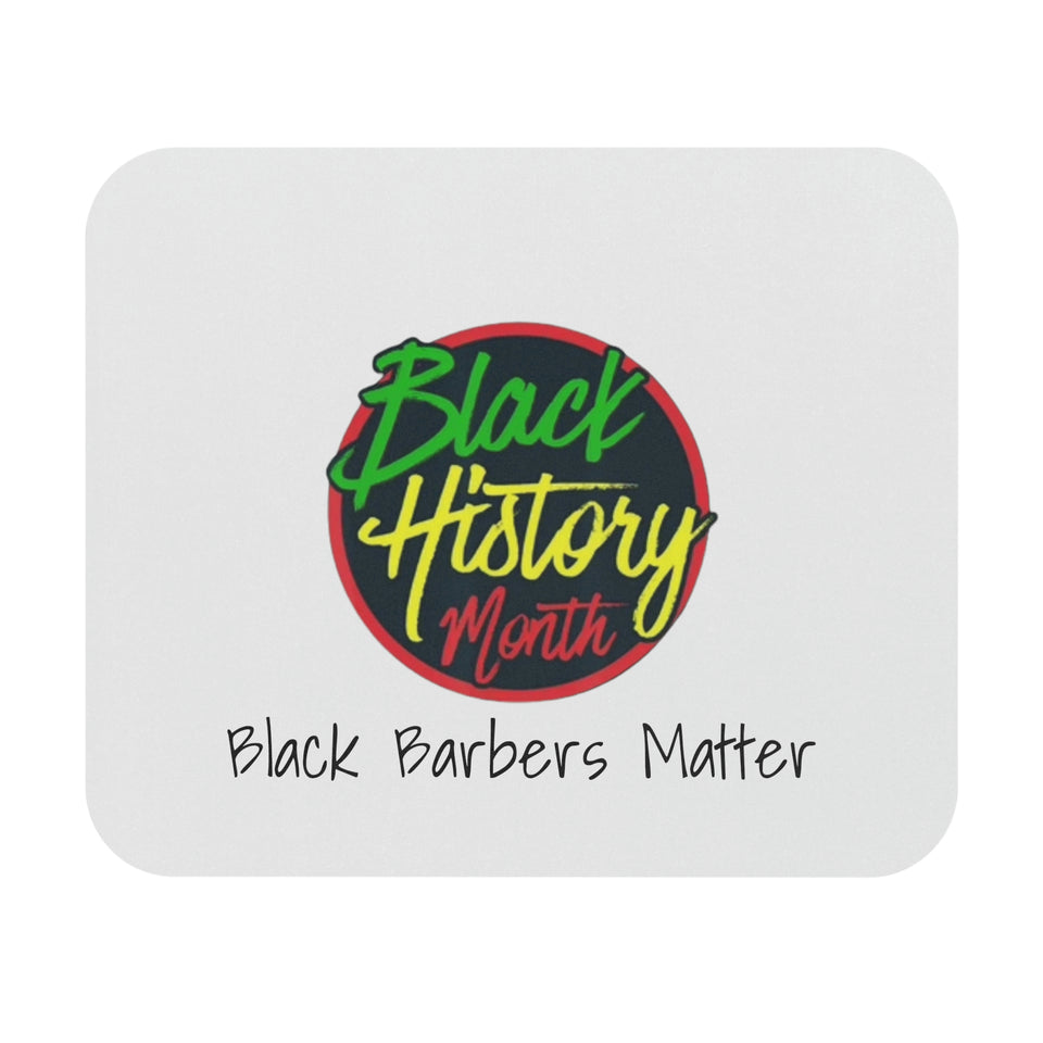 Black Barbers Matter Mouse Pad (Rectangle)