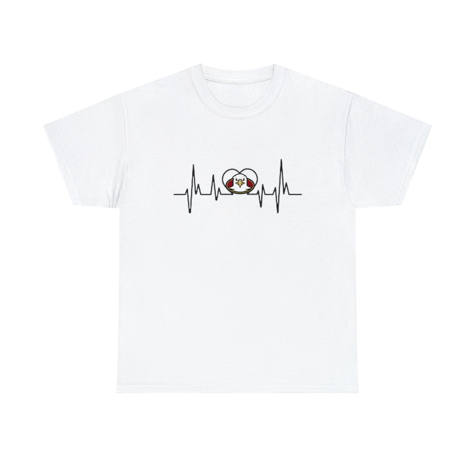 Boston College Heartbeat Unisex Heavy Cotton Tee