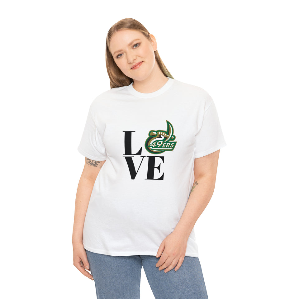 LOVE UNCC Unisex Heavy Cotton Tee