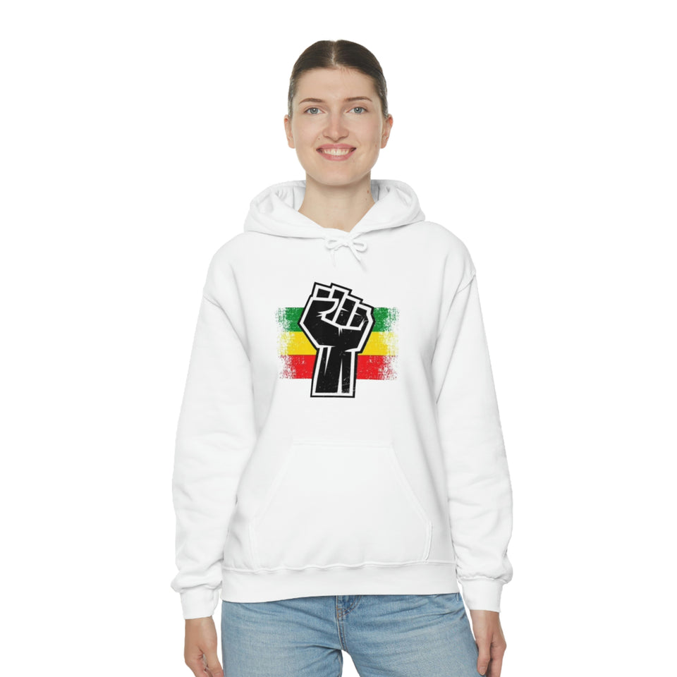 Black Fist Unisex Heavy Blend™ Hooded Sweatshirt